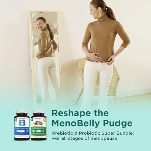 Better Body Co. Original Slim Gut Bundle | Provitalize & Previtalize Bundle - Natural Menopause Probiotic and Prebiotic, Capsule