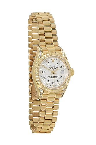 Rolex, Pre-Loved 18K Yellow Gold & Diamond Datejust 79188 26mm, White