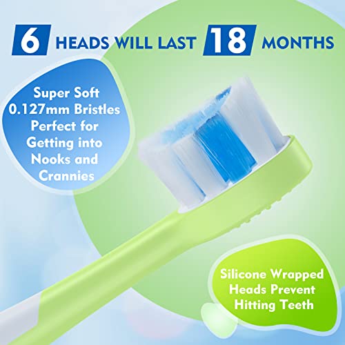 FUMEIKANG Kids Electric Toothbrushes Sonic Rechargeable Tooth Brush for Boys and Girls Smart Timer Power Toothbrush - Blue 3 4 5 6 7 8 9 10 11 12