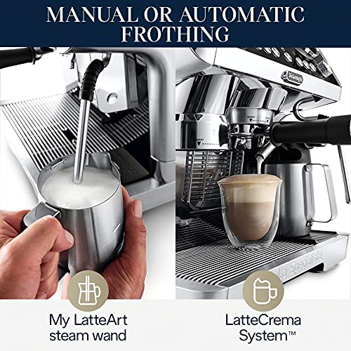 De'Longhi EC9665M La Specialista Maestro Espresso Machine, Stainless Steel, Silver,Black