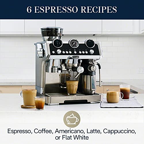 De'Longhi EC9665M La Specialista Maestro Espresso Machine, Stainless Steel, Silver,Black