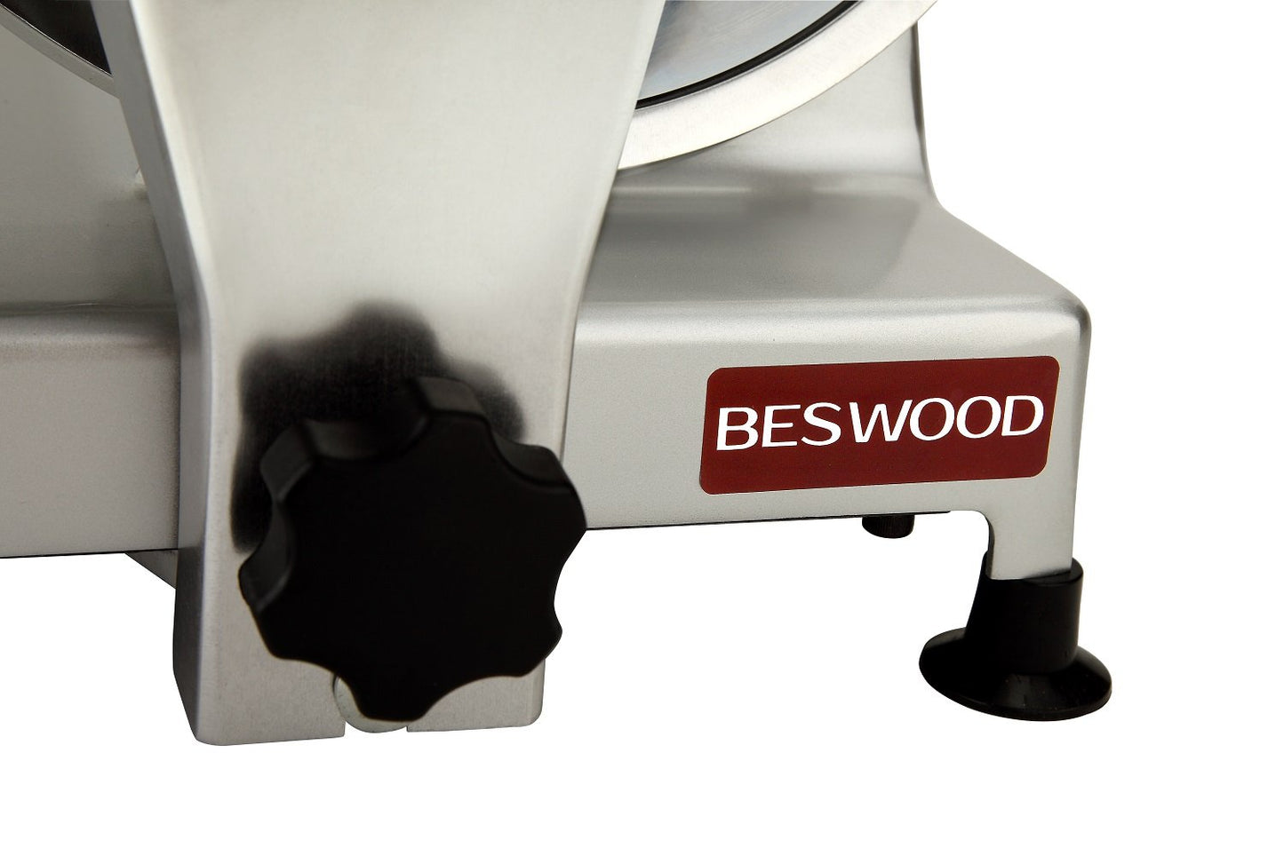 BESWOOD 10" Premium Chromium-plated Steel Blade Electric Deli Meat Cheese Food Slicer Commercial and for Home use 240W BESWOOD250