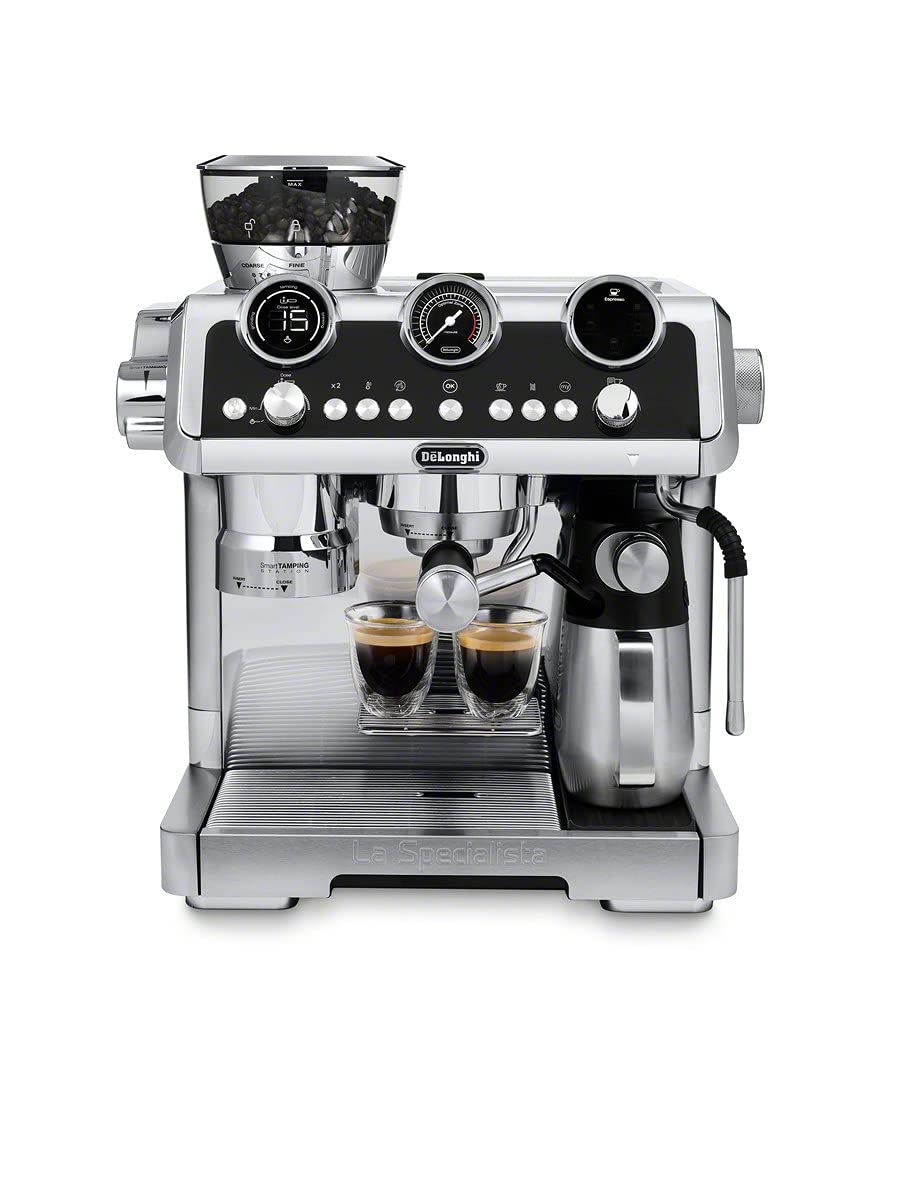 De'Longhi EC9665M La Specialista Maestro Espresso Machine, Stainless Steel, Silver,Black