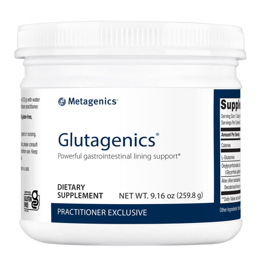 Metagenics Glutagenics - for Immune Support, Gut Health & Proper Digestion* - with L-Glutamine, Aloe Powder & DGL - Amino Acid Supplement for Men & Women - 60 Servings